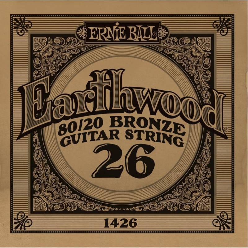 Струна Ernie Ball 1426 Earthwood 80/20 Bronze .026