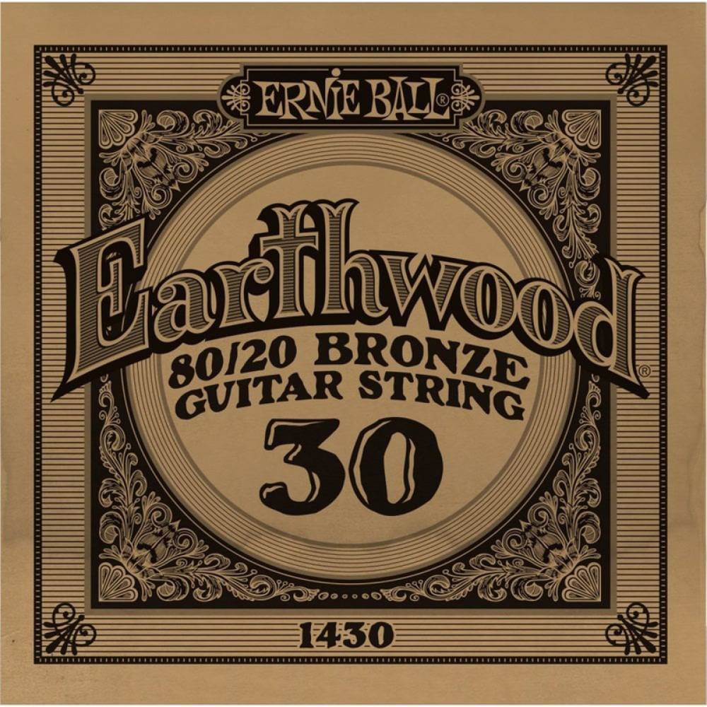 Струна Ernie Ball 1430 Earthwood 80/20 Bronze .030