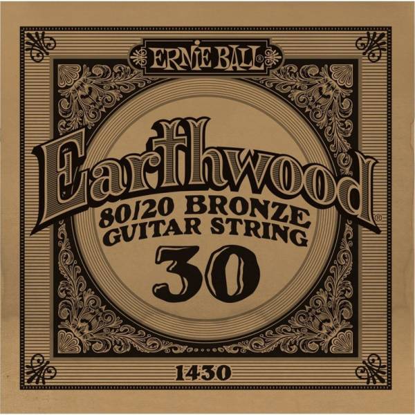 Струна Ernie Ball 1430 Earthwood 80/20 Bronze .030