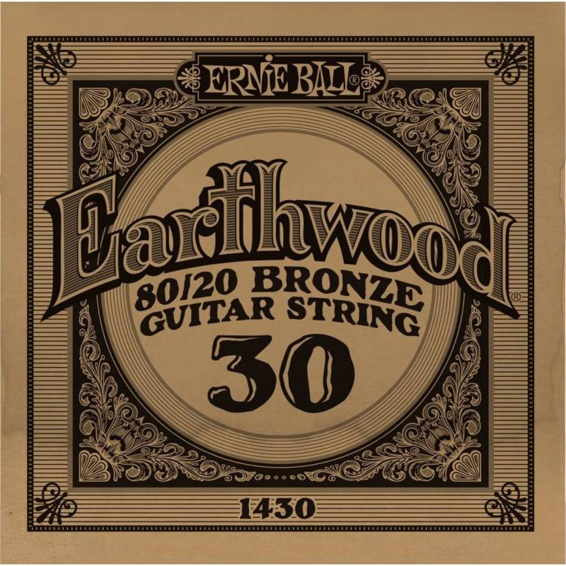 Струна Ernie Ball 1430 Earthwood 80/20 Bronze .030