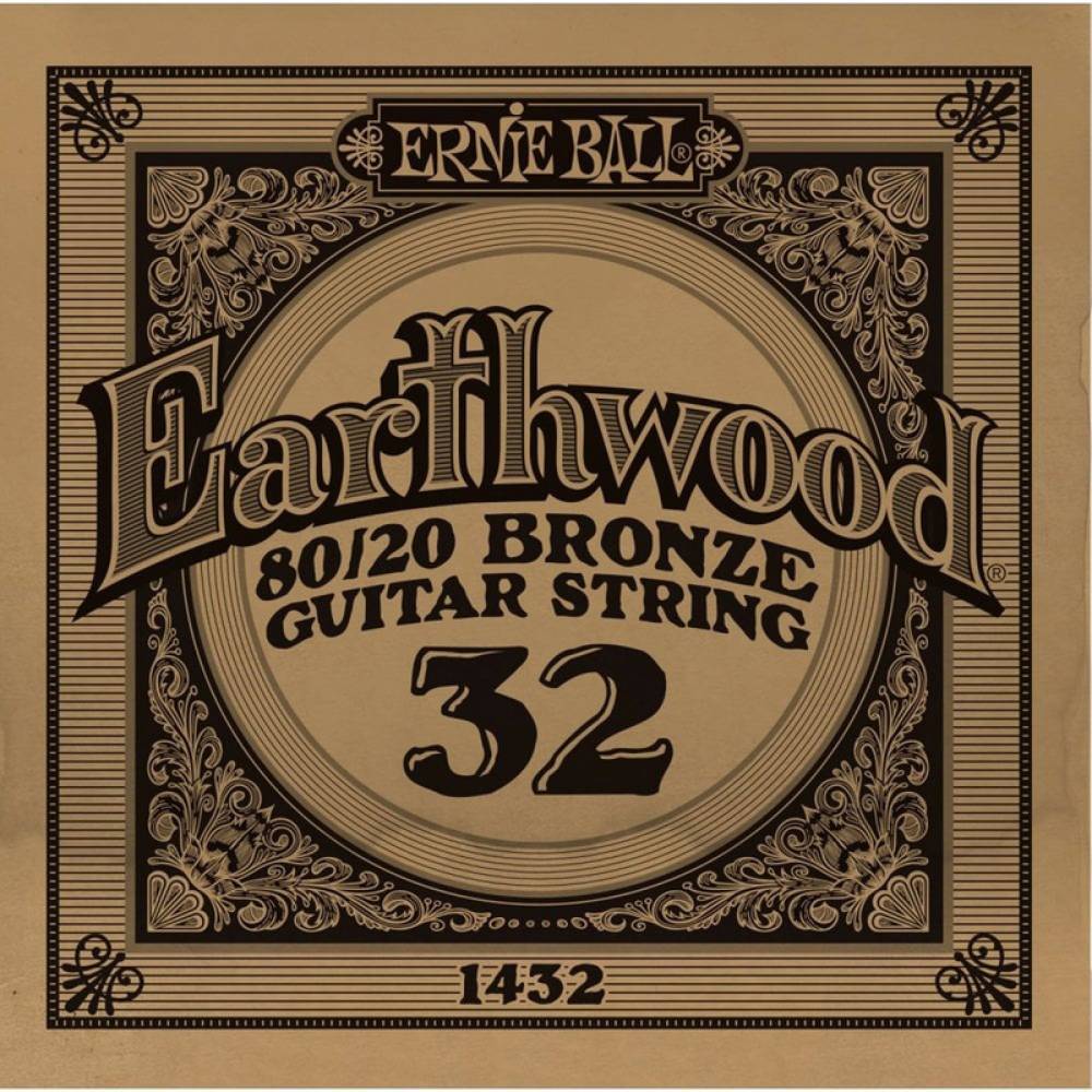 Струна Ernie Ball 1432 Earthwood 80/20 Bronze .032