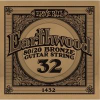 Струна Ernie Ball 1432 Earthwood 80/20 Bronze .032