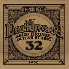 Струна Ernie Ball 1432 Earthwood 80/20 Bronze .032