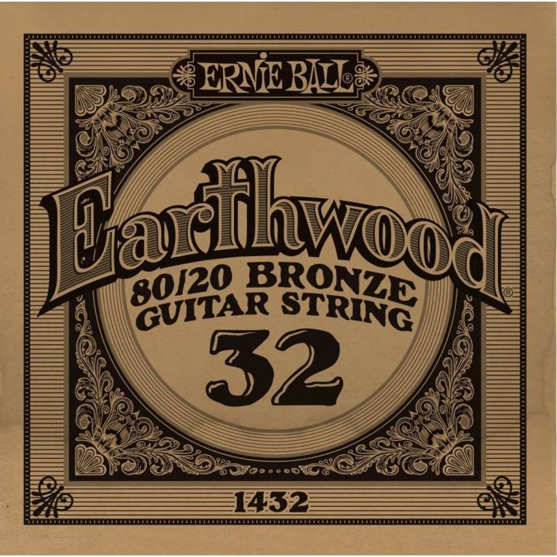 Струна Ernie Ball 1432 Earthwood 80/20 Bronze .032
