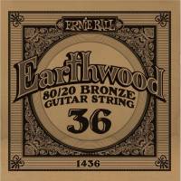 Струна Ernie Ball 1436 Earthwood 80/20 Bronze .036