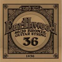 Струна Ernie Ball 1436 Earthwood 80/20 Bronze .036