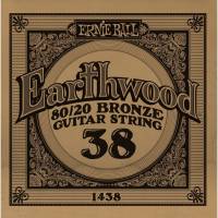 Струна Ernie Ball 1438 Earthwood 80/20 Bronze .038