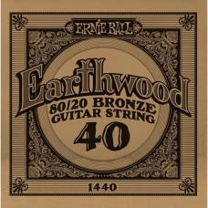 Струна Ernie Ball 1440 Earthwood 80/20 Bronze .040