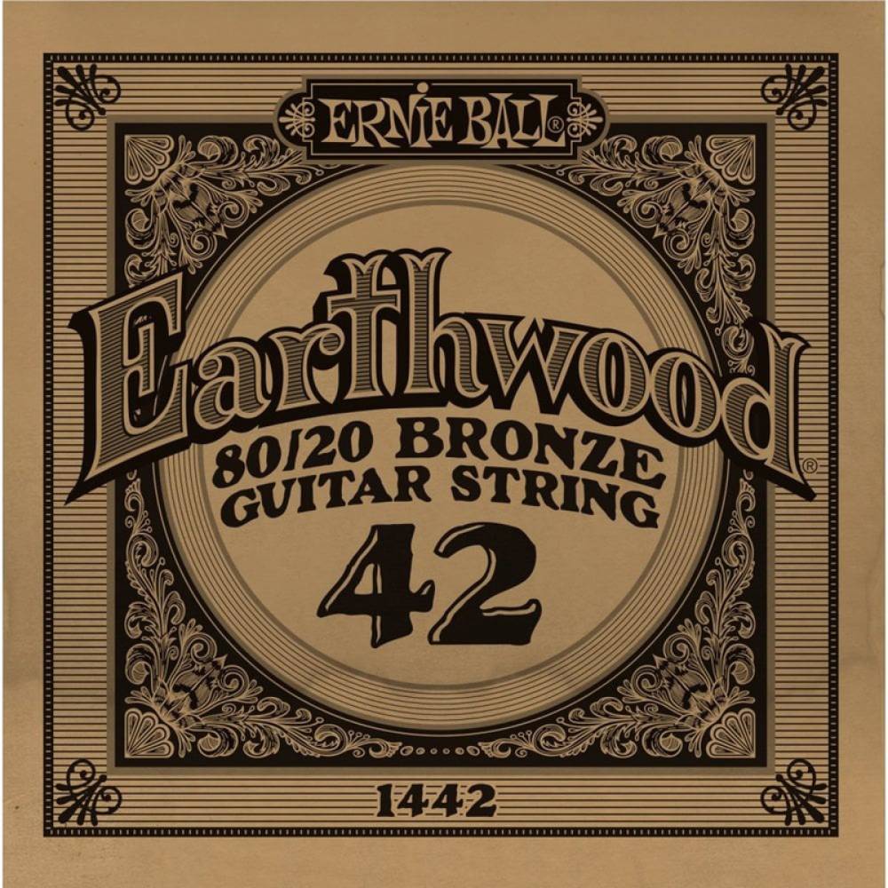 Струна Ernie Ball 1442 Earthwood 80/20 Bronze .042