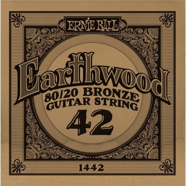Струна Ernie Ball 1442 Earthwood 80/20 Bronze .042