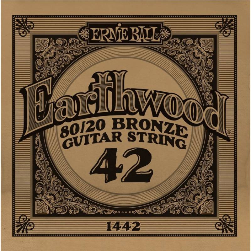 Струна Ernie Ball 1442 Earthwood 80/20 Bronze .042