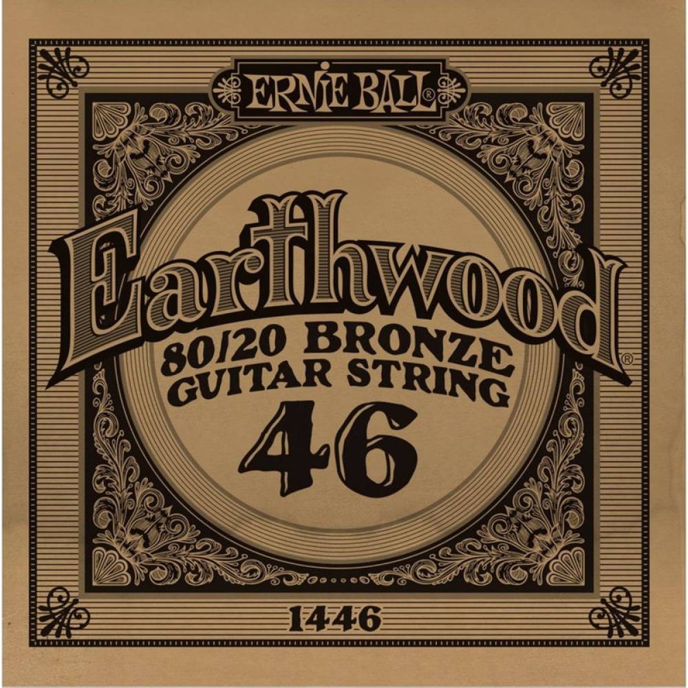 Струна Ernie Ball 1446 Earthwood 80/20 Bronze .046