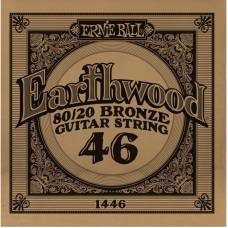 Струна Ernie Ball 1446 Earthwood 80/20 Bronze .046
