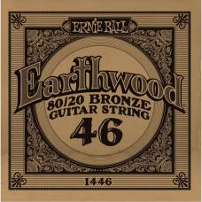 Струна Ernie Ball 1446 Earthwood 80/20 Bronze .046