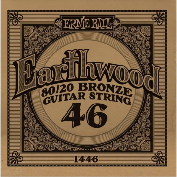 Струна Ernie Ball 1446 Earthwood 80/20 Bronze .046
