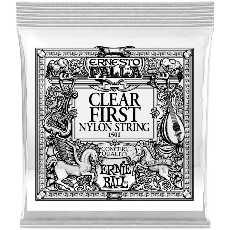 Струна Ernie Ball 1501 Clear 1st Ernesto Palla Nylon .028