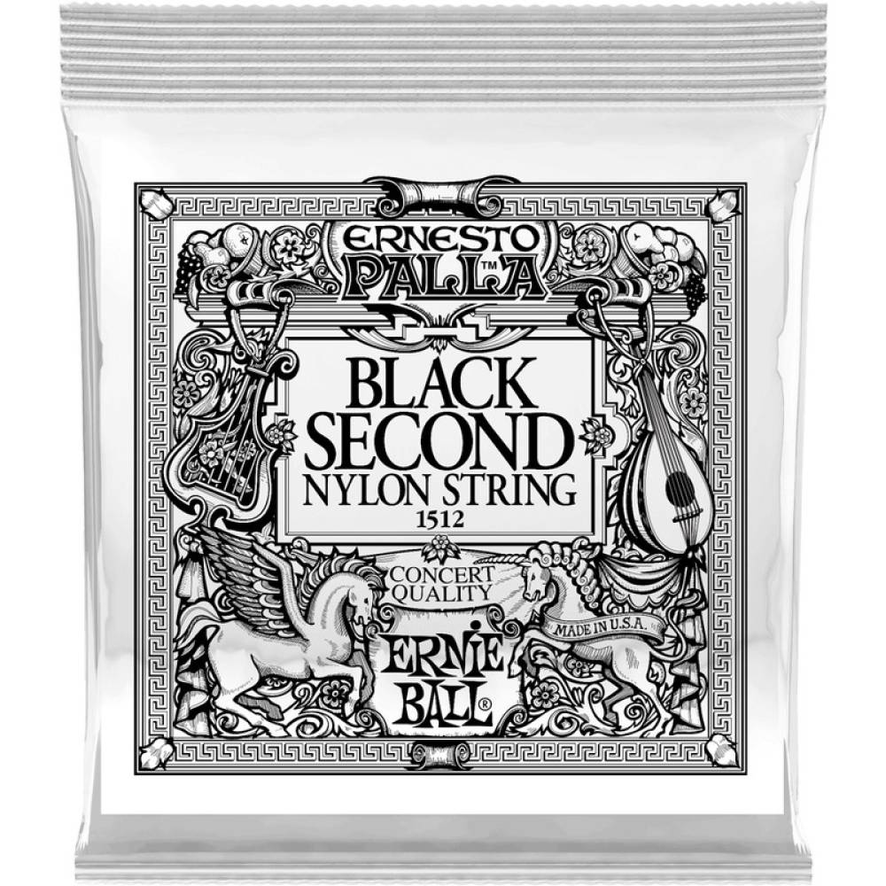 Струна Ernie Ball 1512 Black 2nd Ernesto Palla Nylon .032