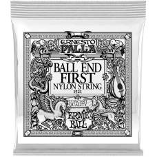 Струна Ernie Ball 1521 Black 1st Ernesto Palla Nylon Ball End .028