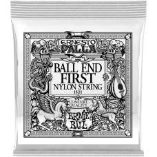 Струна Ernie Ball 1521 Black 1st Ernesto Palla Nylon Ball End .028