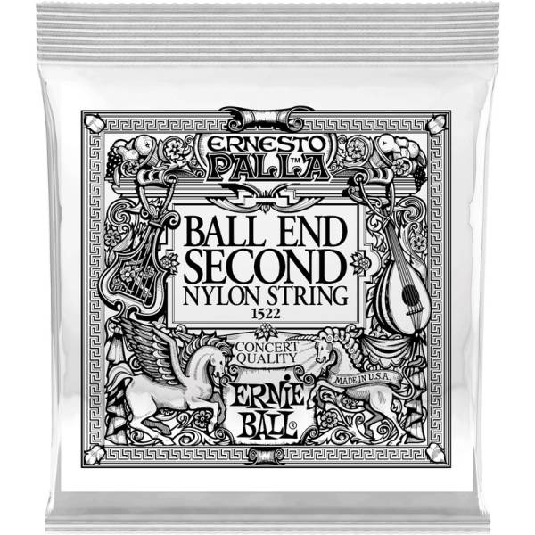 Струна Ernie Ball 1522 Black 2nd Ernesto Palla Nylon Ball End .032