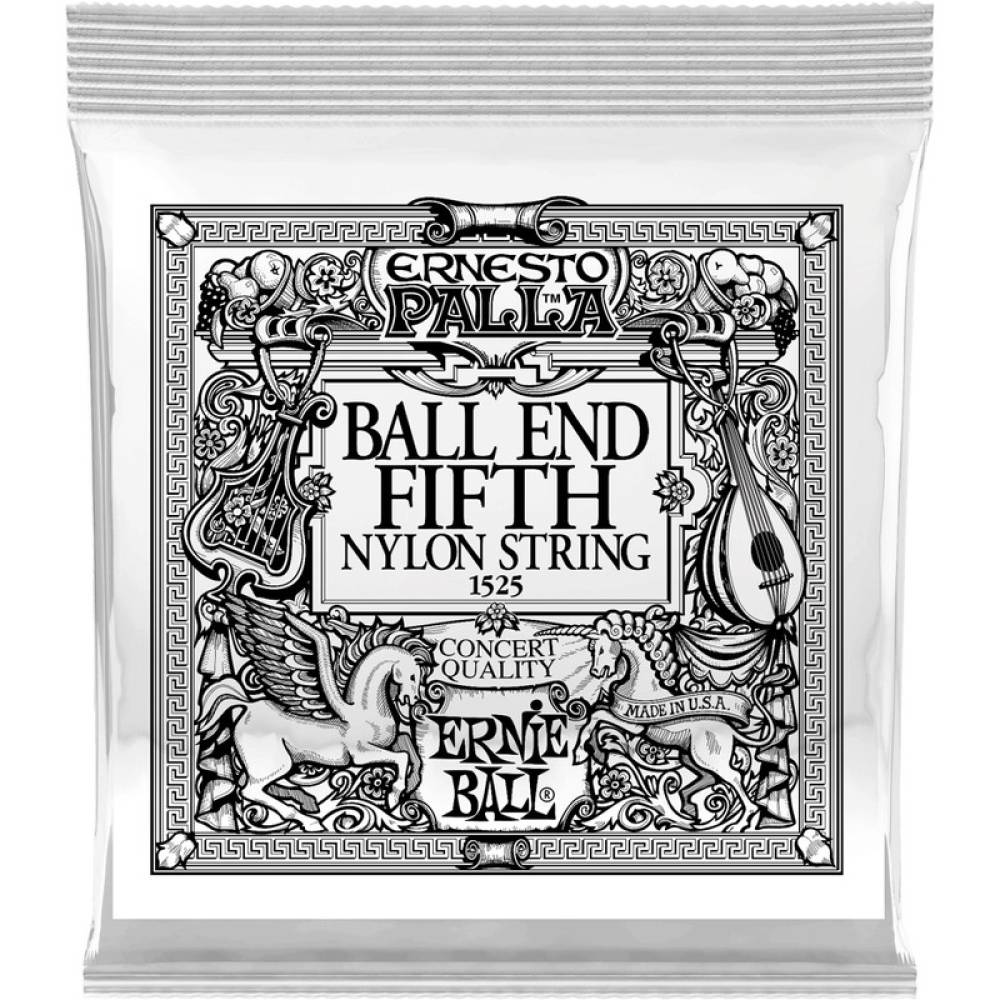 Струна Ernie Ball 1525 Gold 5th Ernesto Palla Nylon Ball End .036