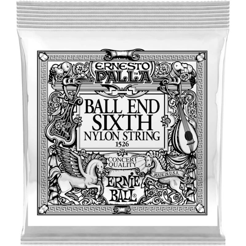 Струна Ernie Ball 1526 Gold 6th Ernesto Palla Nylon Ball End .042