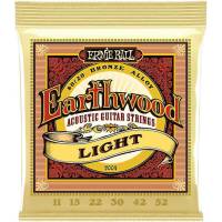 Струны для акустической гитары Ernie Ball 2004 Earthwood 80/20 Bronze Light 11/52