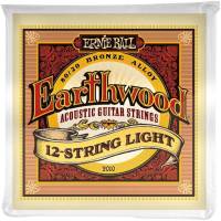 Струны для акустической гитары Ernie Ball 2010 Earthwood 80/20 Bronze 12-String Light 9/46