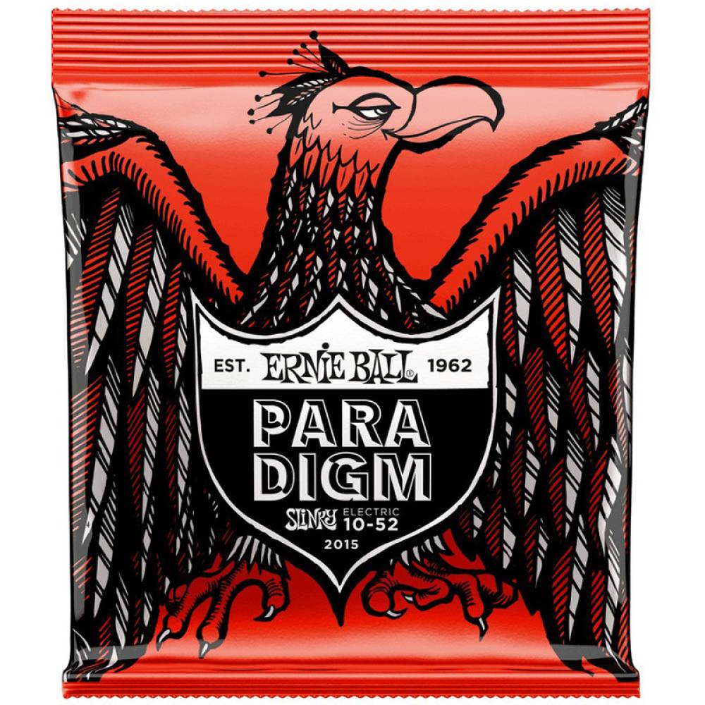 Струны для электрогитары Ernie Ball 2015 Paradigm Slinky 10/52