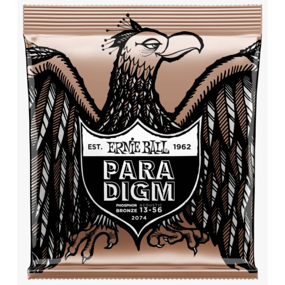 Струни для акустичної гітари Ernie Ball 2074 Paradigm Medium Phosphor Bronze 13/56