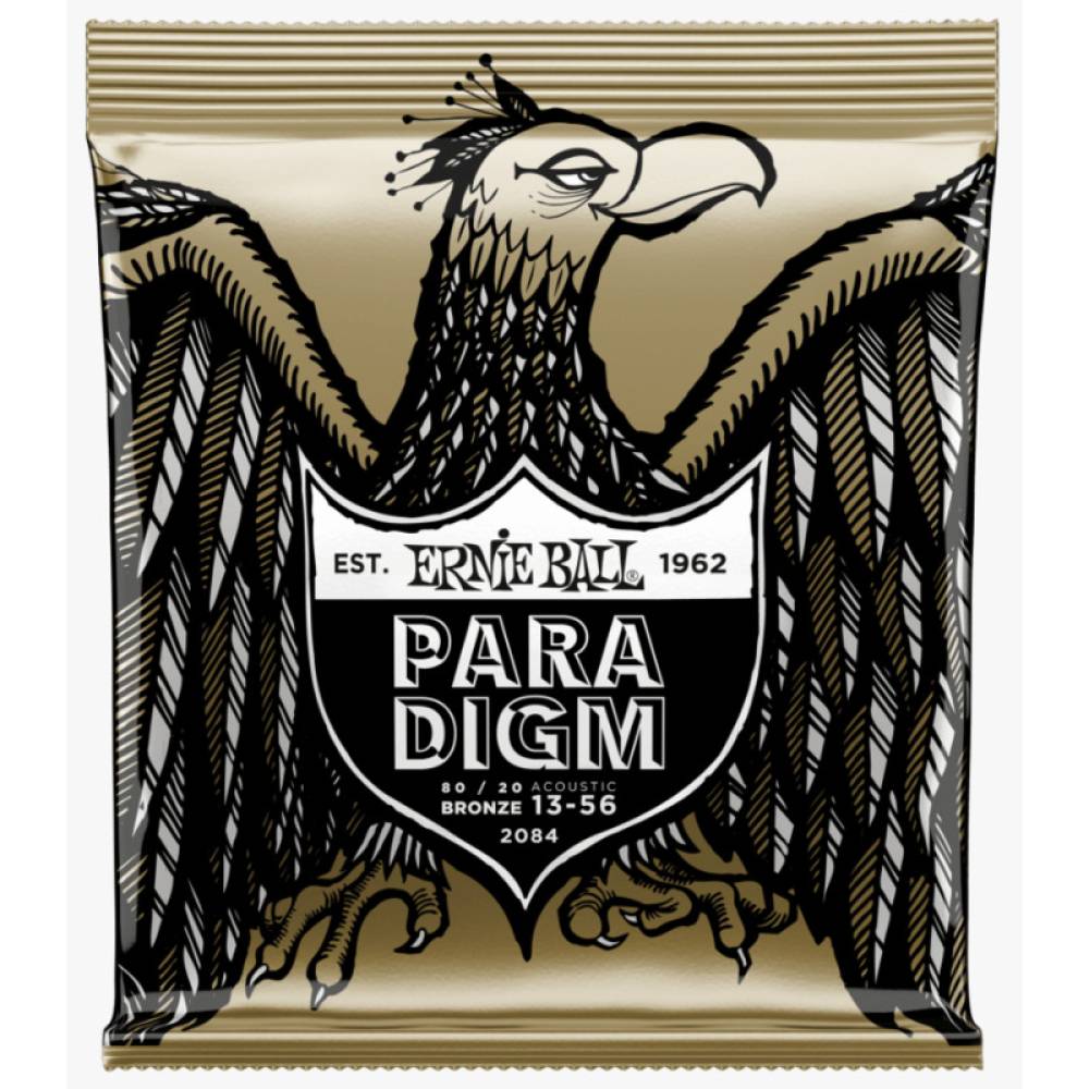 Струны для акустической гитары Ernie Ball 2084 Paradigm Medium 80/20 Bronze 13/56