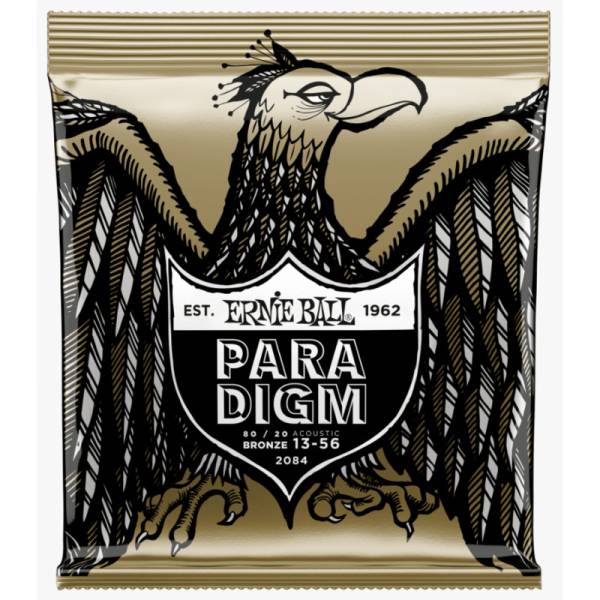 Струны для акустической гитары Ernie Ball 2084 Paradigm Medium 80/20 Bronze 13/56