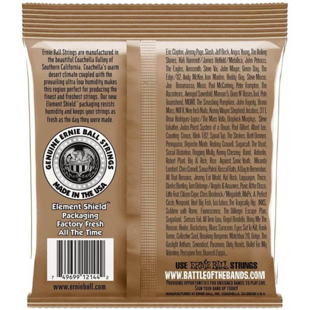 Струни для акустичної гітари Ernie Ball 2144 Earthwood Phosphor Bronze 13/56