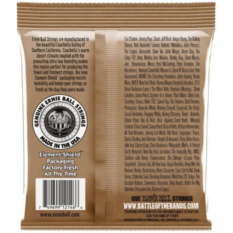 Струны для акустической гитары Ernie Ball 2146 Earthwood Phosphor Bronze 12/54