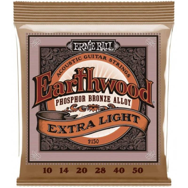 Струны для акустической гитары Ernie Ball 2150 Earthwood Phosphor Bronze 10/50