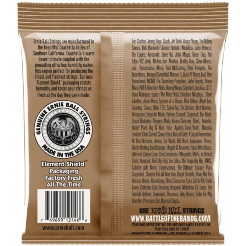 Струны для акустической гитары Ernie Ball 2151 Earthwood Phosphor Bronze 10/52