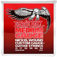 Струны для электрогитары Ernie Ball 2204 Medium Nickel Wound 13/56