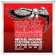 Струни для електрогітари Ernie Ball 2204 Medium Nickel Wound 13/56