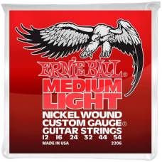 Струни для електрогітари Ernie Ball 2206 Medium Light Nickel Wound 12/54