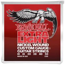 Струны для электрогитары Ernie Ball 2210 Extra Light Nickel Wound 10/50