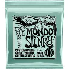 Струны для электрогитары Ernie Ball 2211 Mondo Slinky Nickel Wound 10.5/52