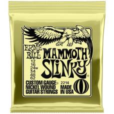 Струны для электрогитары Ernie Ball 2214 Mammoth Slinky Nickel Wound 12/62