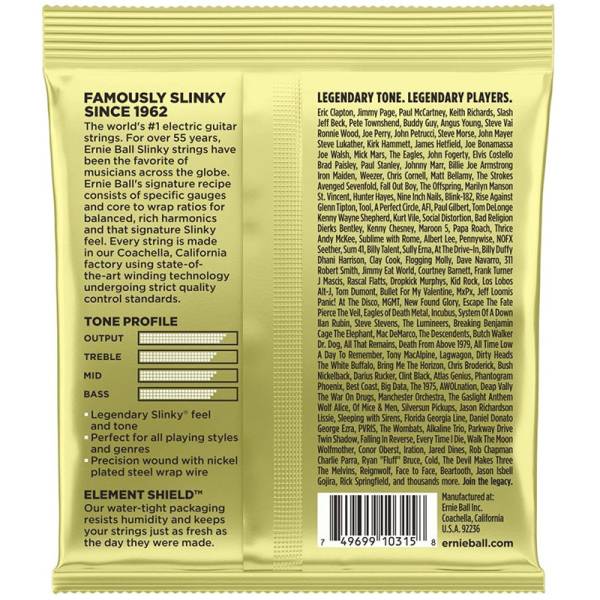 Струни для електрогітари Ernie Ball 2214 Mammoth Slinky Nickel Wound 12/62