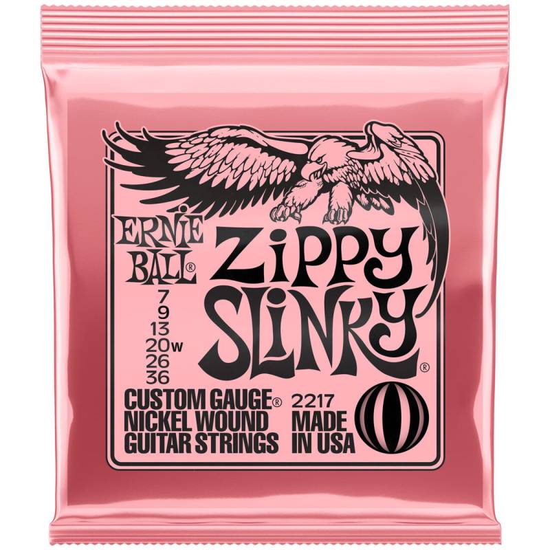Струни для електрогітари Ernie Ball 2217 Zippy Slinky Nickel Wound  07/36