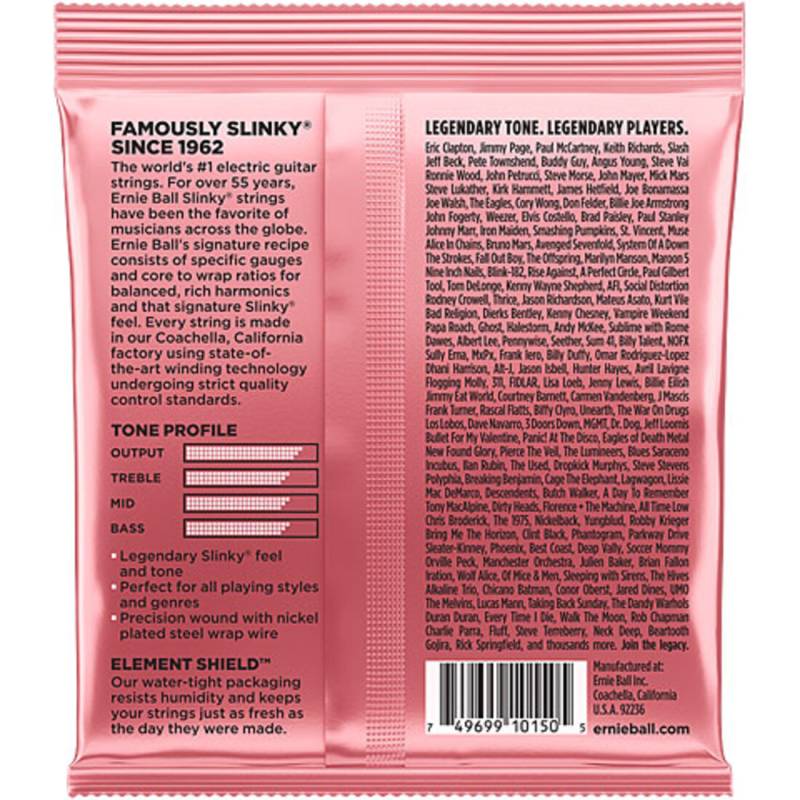 Струни для електрогітари Ernie Ball 2217 Zippy Slinky Nickel Wound  07/36