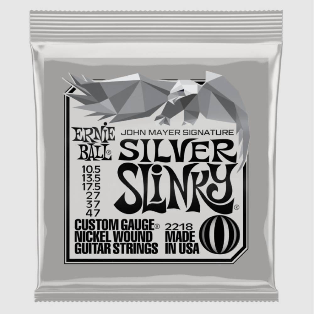 Струни для електрогітари Ernie Ball 2218 Silver Slinky John Mayer Signature 10.5/47