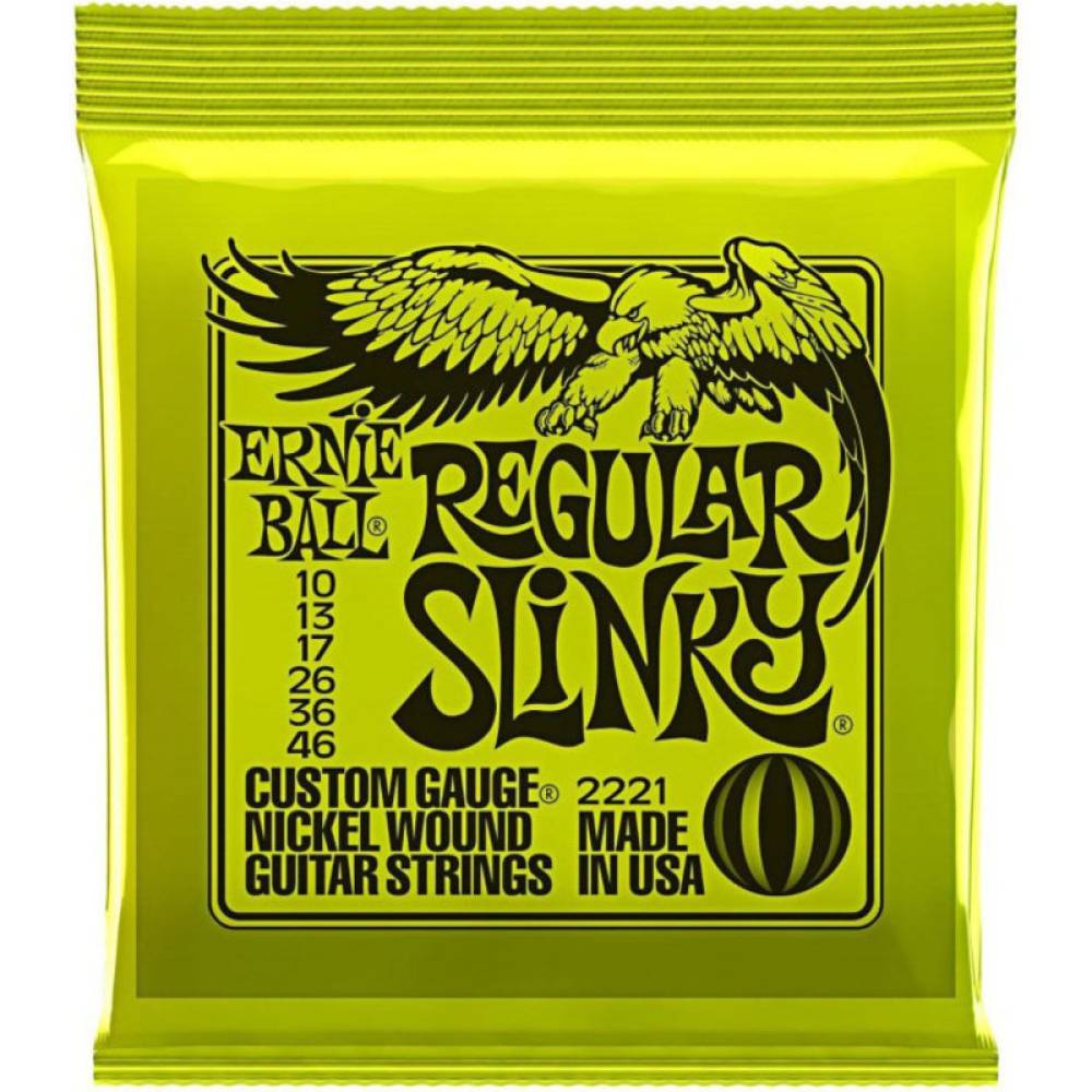 Струны для электрогитары Ernie Ball 2221 Regular Slinky Nickel Wound 10/46