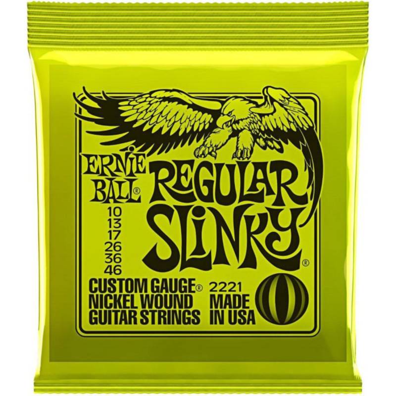 Струни для електрогітари Ernie Ball 2221 Regular Slinky Nickel Wound 10/46
