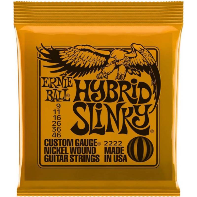 Струны для электрогитары Ernie Ball 2222 Hybrid Slinky Nickel Wound 9/46