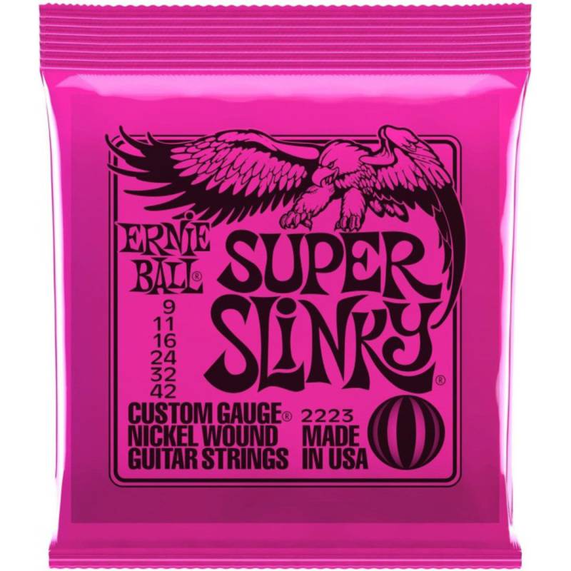 Струни для електрогітари Ernie Ball 2223 Super Slinky Nickel Wound 9/42
